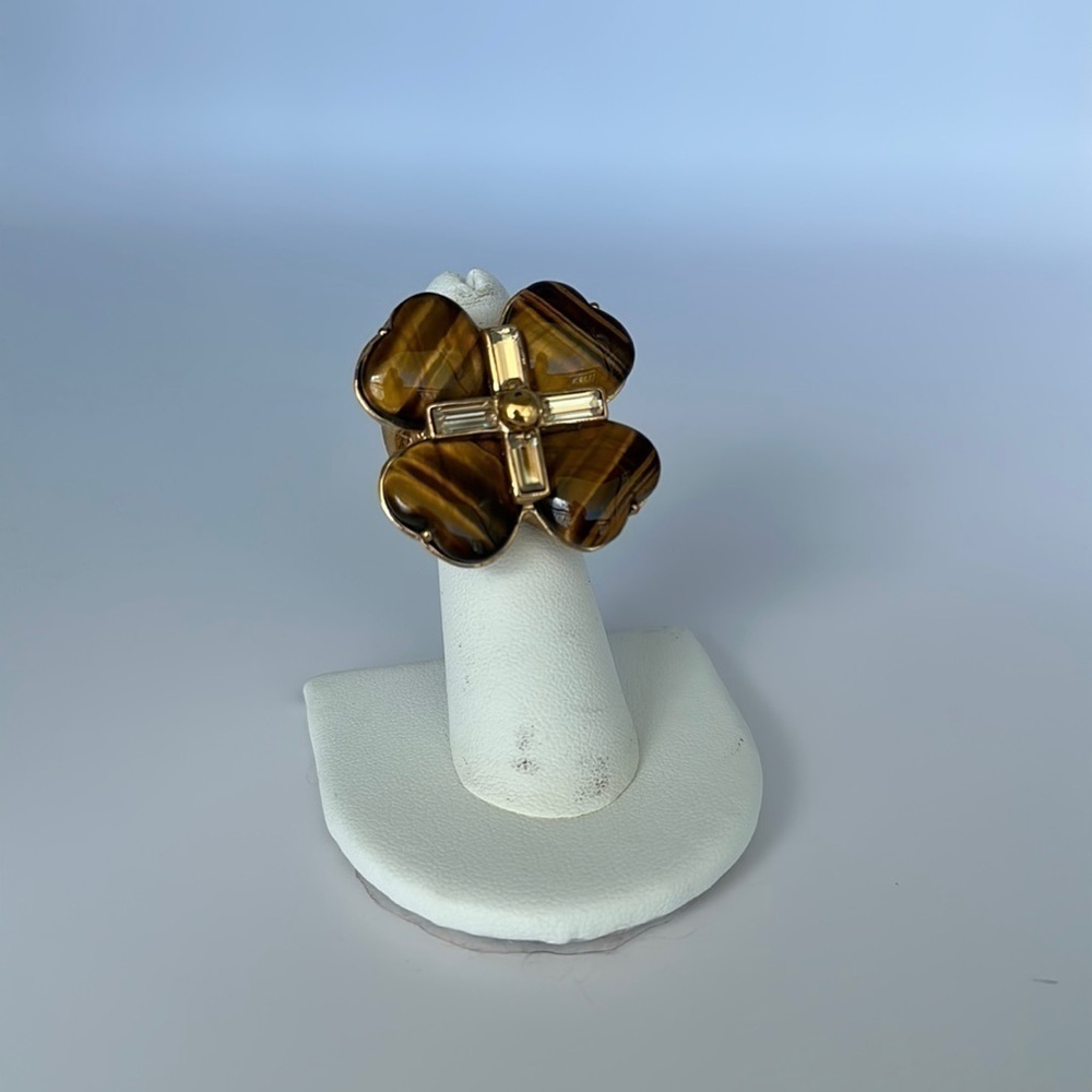 Dior Ring genuine tigers eye quartz - Picture 2 of 5
